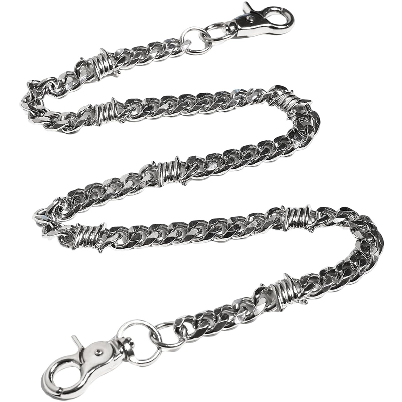 Wallet Slim Titanium - Biker Wallet Chain for Men Boyfriend,