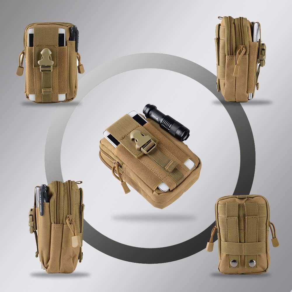 Tactical Molle Belt Pouch Mili - Edc Carry Items 评论和价格
