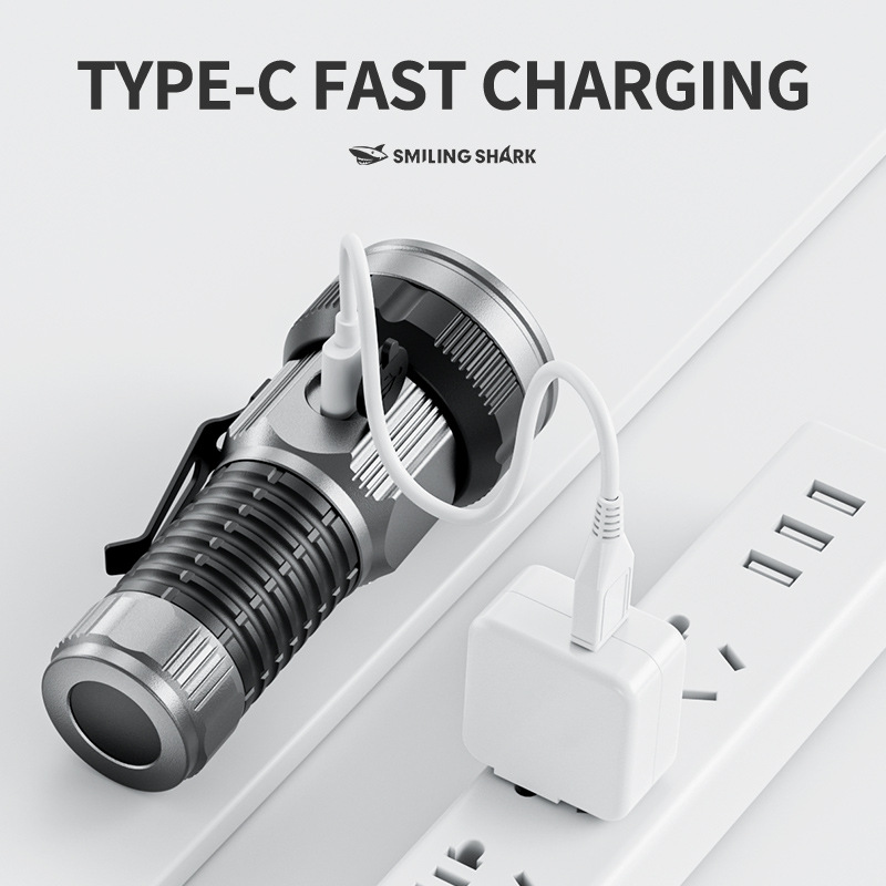 Small LED Flashlight USB C Rec - Edc Day Carry 评论和价格