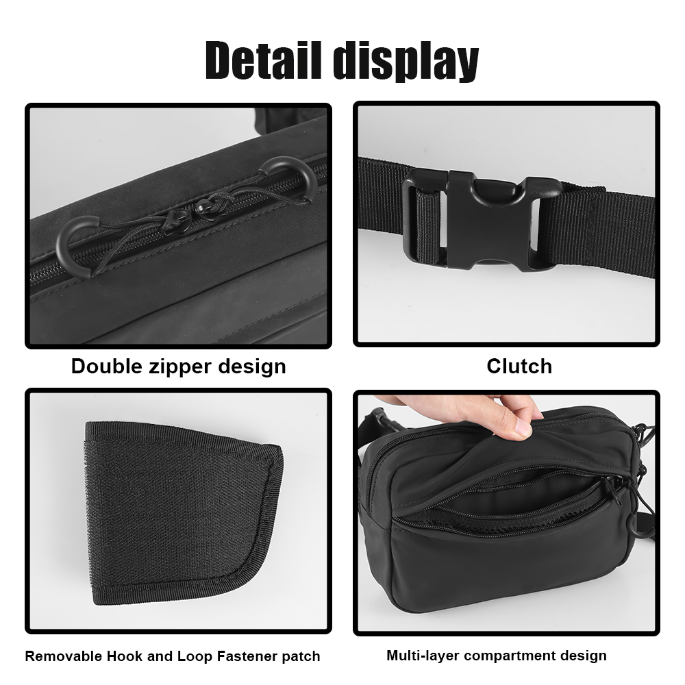 Tactical Crossbody Bag Pistol  - Edc Concealed Carry Fanny Pack 评论和价格