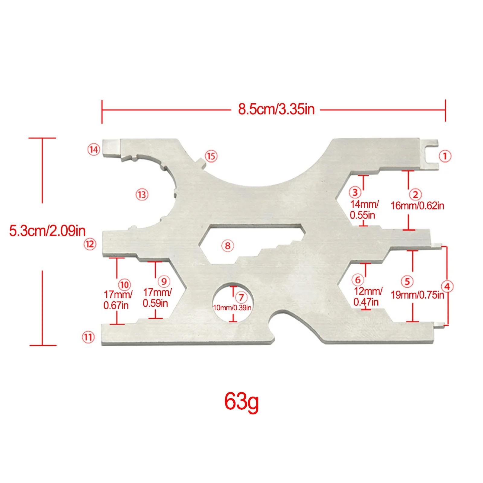 316 Stainless Steel Scuba Divi - Multitool Credit Card 评论和价格