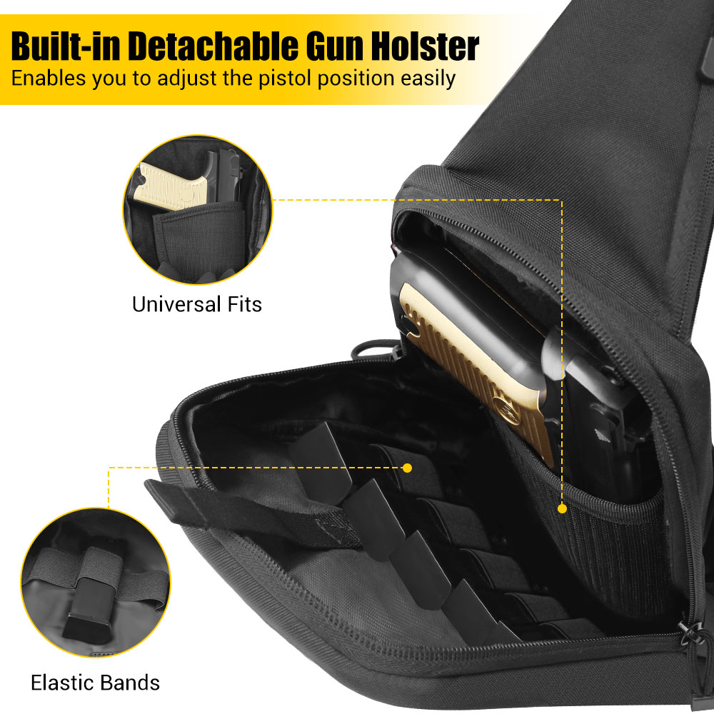 Tactical Pistol Gun Bag Concea - Edc Carry Gun 评论和价格