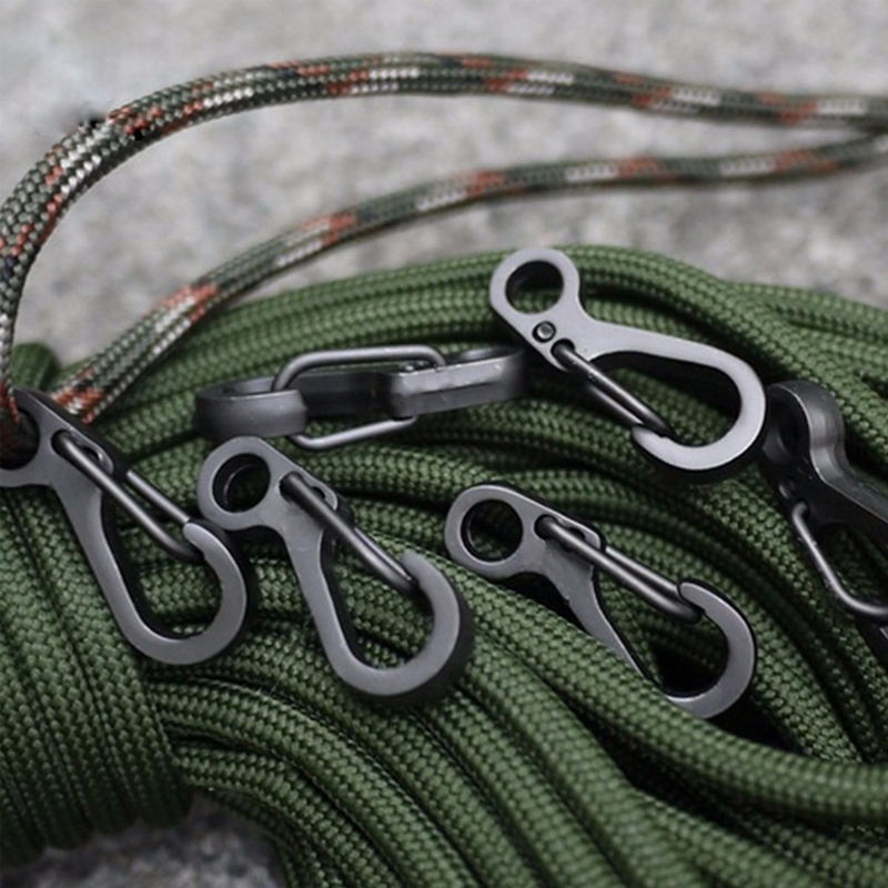 10Pcs/lot Mini Carabiner Parac - Edc Carry Kit 评论和价格