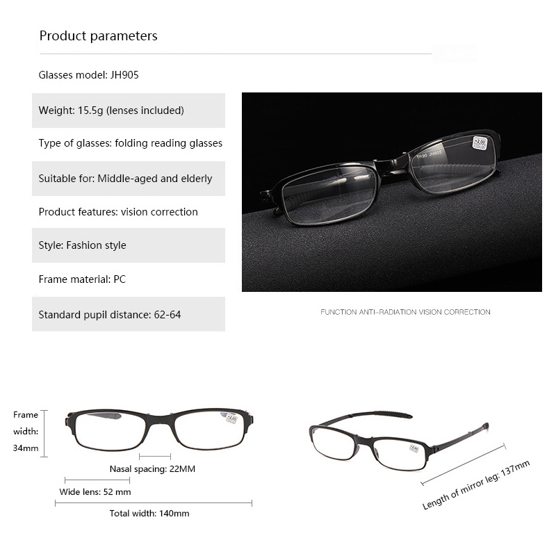 Design Reading Glasses Men Wom - Wallet Slim Titanium 评论和价格