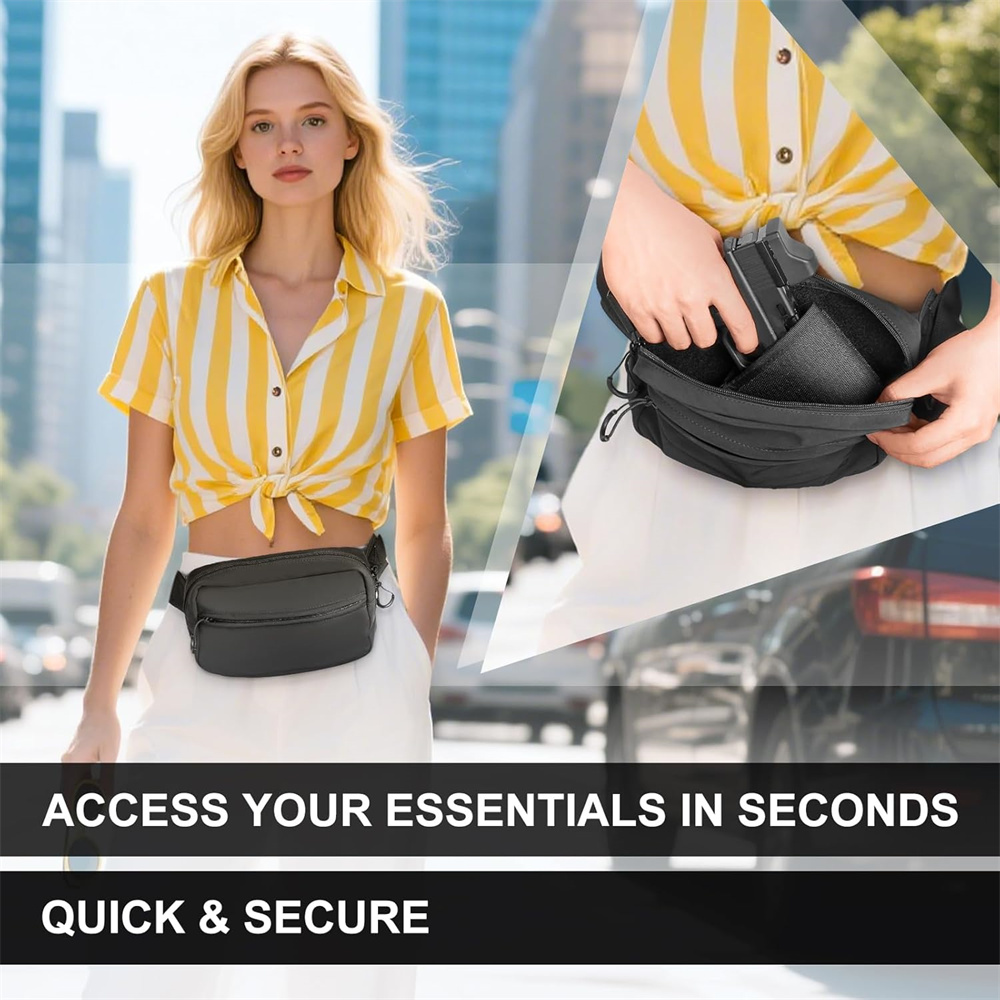 Concealed Carry Gun Bag Pistol - Edc Concealed Carry Fanny Pack 评论和价格
