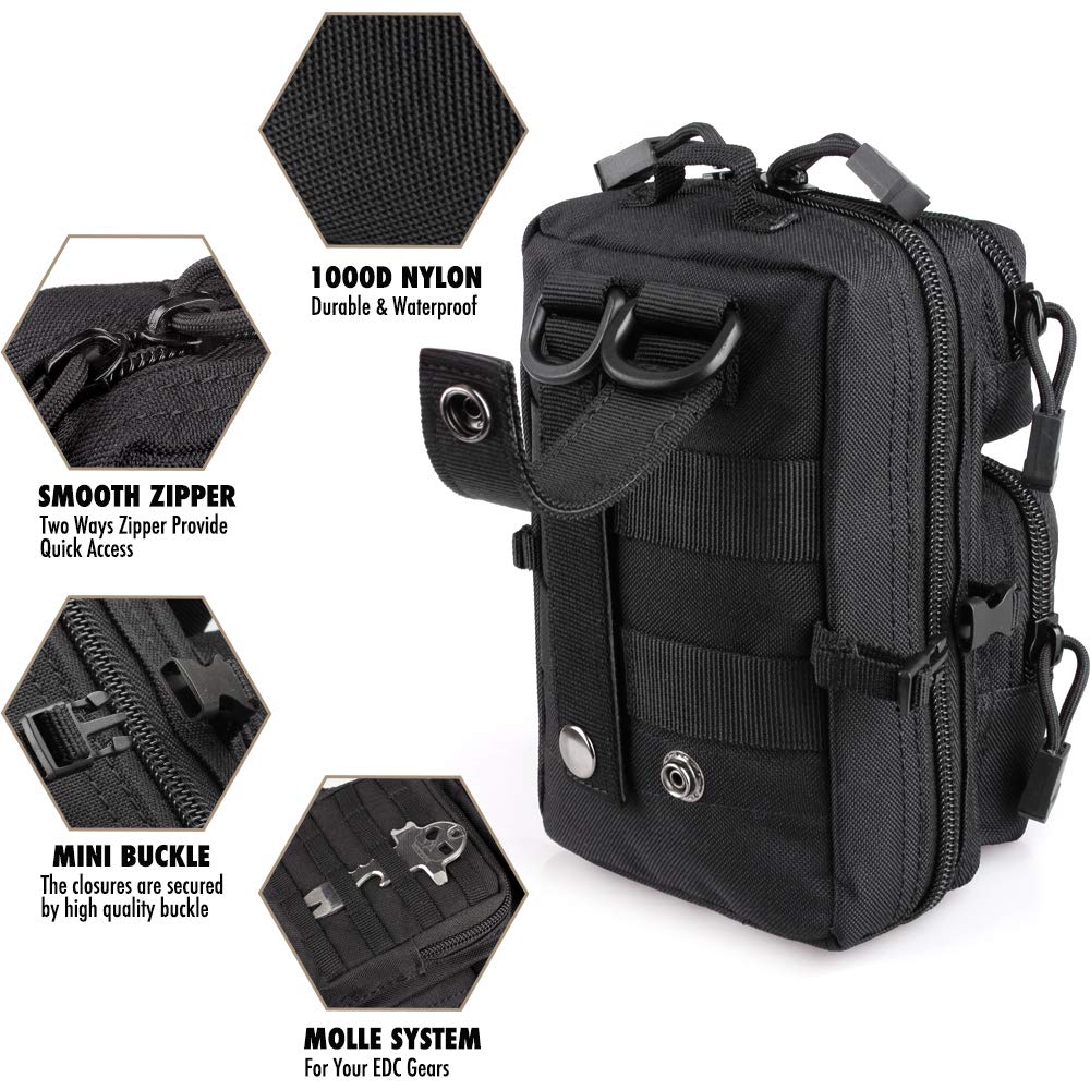 Tactical Molle Utility Pouch,  - Edc Carry Belt Pouch 评论和价格