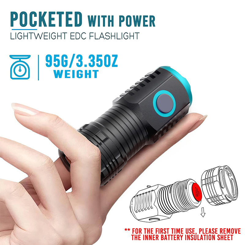 Type-C USB Rechargeable Pocket - Edc Day Carry 评论和价格