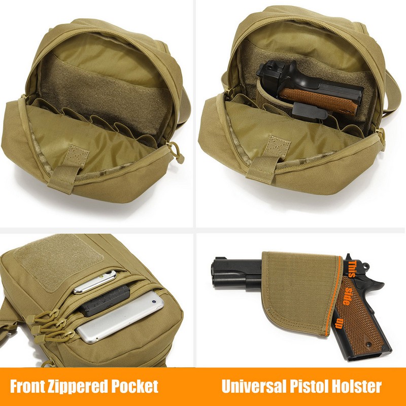 New Tactical Chest Bag Pistol  - Edc Carry Gun 评论和价格