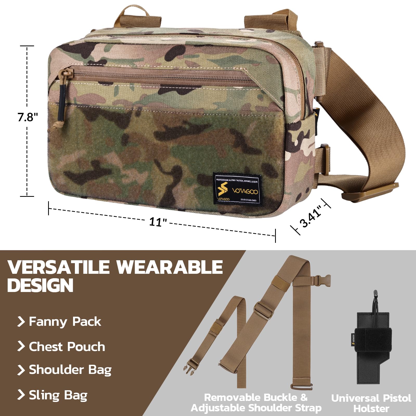 Tactical Fanny Pack, Concealed - Edc Concealed Carry Fanny Pack 评论和价格