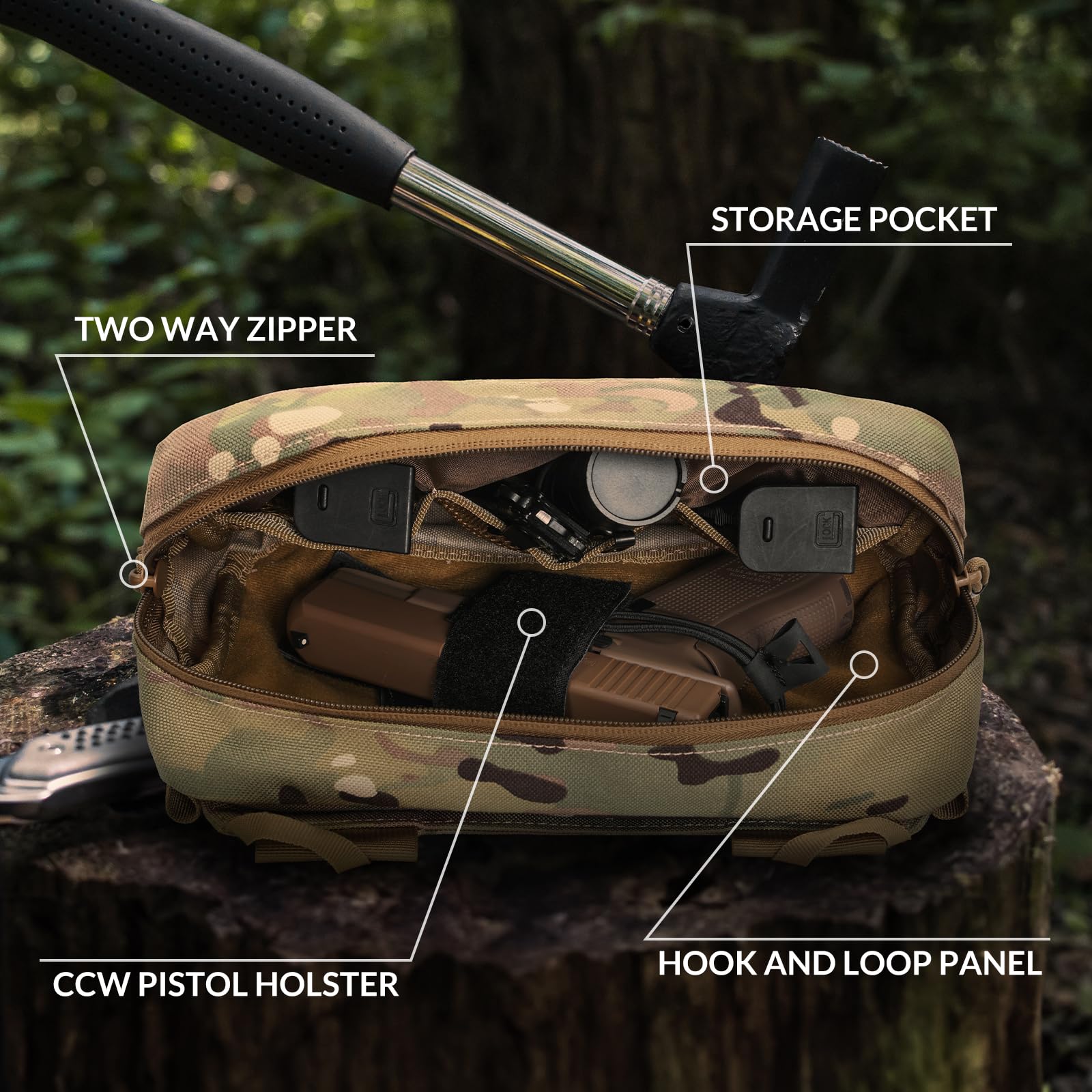 Tactical Fanny Pack, Concealed - Edc Concealed Carry Fanny Pack 评论和价格