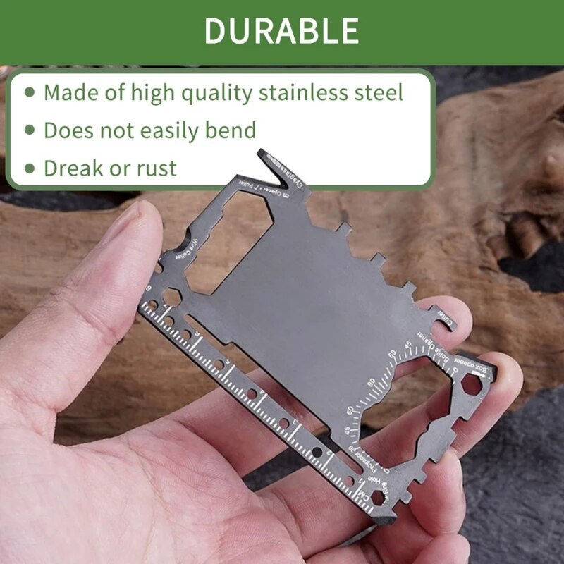 Multi Tool 46 in 1 Credit Card - Multitool Credit Card 评论和价格