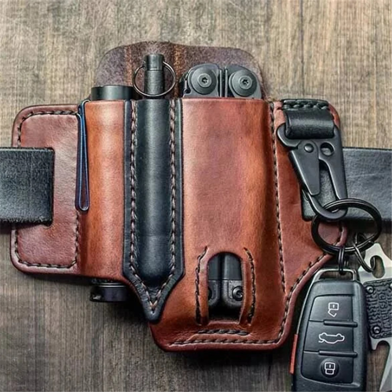 Genuine Leather Edc Tactical M - Edc Carry Belt Leather 评论和价格